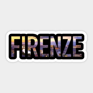 Firenze Florence Italy Sticker